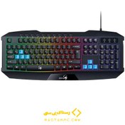 تصویر کیبورد سیم دار گیمینگ Genius K-215 Genius gaming keyboard