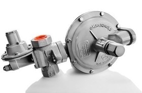 تصویر رگلاتور گاز شهری 100 متر 2 به 1/4 دنده ای گازسوزان 