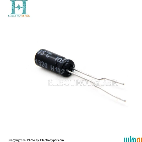 خرید و قیمت خازن الکترولیت 10µF-63V | ترب