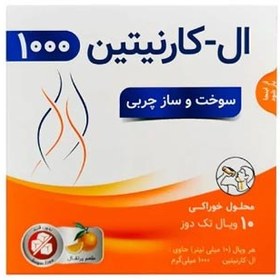 تصویر ویال خوراکی ال کارنیتین پارس بهروزان جم 10 عددی 