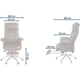 تصویر صندلی مدیریتی راحتیران مدل T1990 