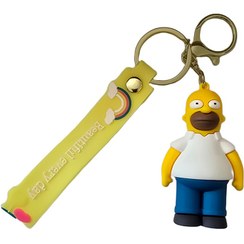 تصویر جاکلیدی سیلیکونی مدل هومر سیمپسون 