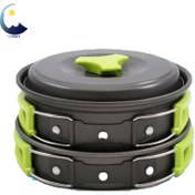 تصویر ست ظروف کوهنوردی اسنو هاوک مدل SN-T222 ظرفیت ۱.۱ لیتر از آلومینیوم 