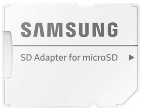 تصویر کارت حافظه microSDXC سامسونگ مدل Evo Plus کلاس 10 استاندارد UHS-I U3 سرعت 130MBps همراه با آداپتور SD ظرفیت 256 گیگابایت Samsung evo plus 256GB