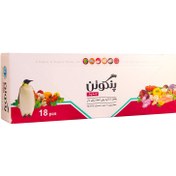 تصویر کیسه زیپ دار پنگوئن مدل 25.35 بسته 18 عددی 