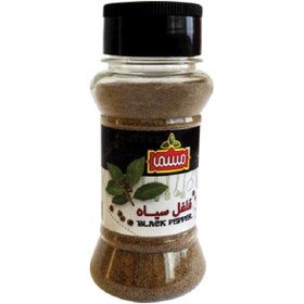 تصویر پودر فلفل سیاه ممتاز مسما - 80 گرم قوطی پت Mosama First Class Black Pepper Powder - 80 grams