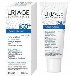 تصویر ضدآفتاب فیزیکی و شیمیایی ترمیمی سیکا spf50+ اوریاژ – URIAGE BARIÉDERM-CICA CICA-CREAM SPF50+ WITH CU-ZN 