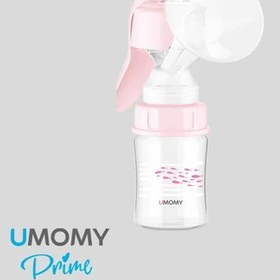 تصویر شیر دوش پمپی umomy دارای شیردوش و بطری umomy