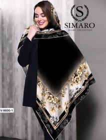 تصویر روسری کرپ حریر سیمارو 15 