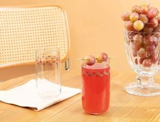 تصویر لیوان شیشه ای 4 عددی مادام کوکو مدل Musette Cherry Musette Cherry Bloom 4 Piece Beverage Glass Set