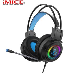 تصویر هدست سیمدار گیمینگ INICE HD480 