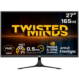 تصویر مانیتور گیمینگ تویستد مایندز "Twisted Minds TM27FHD165IPS FHD IPS LED 27 Twisted Minds TM27FHD165IPS FHD IPS LED 27" GAMING MANITOR