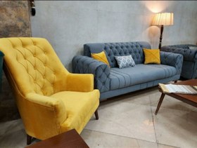 تصویر مبل راحتی چستر مدل مدرن Ali Sofa