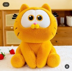 تصویر عروسک گارفیلد سایز ۲۴ سانتی‌متر مناسب خردسال 