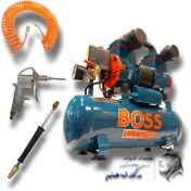 تصویر کمپرسور باد باس مدل BS1075L ظرفیت ۱۰ لیتر با لوازم 