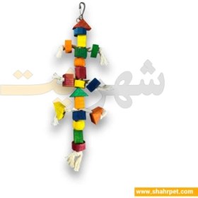 تصویر اسباب بازی پرنده رنگی شهرپت 3032 Shahrpet Bird Toy