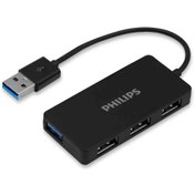 تصویر هاب 4 پورت فیلیپس مدل SWV3704 