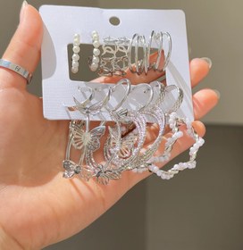 تصویر پک گوشواره ۹تایی 