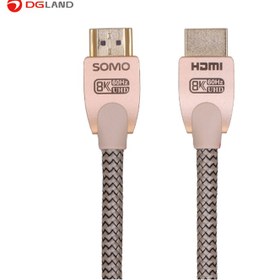 تصویر کابل HDMI سومو طول 2 متر مدل SH8202 CABLE HDMI SOMO 2M SH-8202