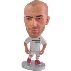 تصویر اکشن فیگور ساکروی زیدان رئال مادرید کد 01 Zinedine Zidane Real Madrid SoccerWe Figure