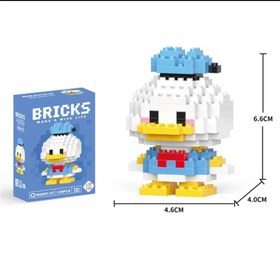 تصویر لگو ۳D دونالد داک ۱۳۵ قطعه‌ای 