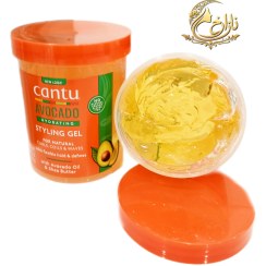 تصویر ژل حالت‌دهنده مو کانتو مدل Avocado Hydrating Styling Gel Cantu Avocado Hydrating Styling Gel