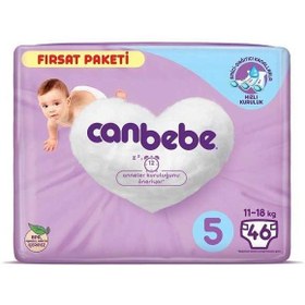 تصویر پوشک بچه جان به به Canbebe سایز پنج 5 بسته 30 عددی Canbebe new Size 5 Diaper Pack of 30