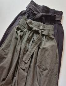 تصویر دامن لینن کلوش 