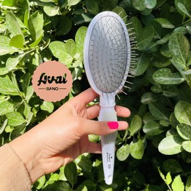 تصویر برس مو بیضی جیول طرح سیمی کد 59 Jewel Hair Brush Code 59