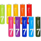 تصویر پک باتری نیم قلمی شیائومی آلکالاین مدل Xiaomi Alkaline Z17 pack AAA Battery 