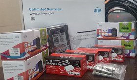 تصویر پکیج 4 کانال 2 مگ یونیویو 4 Chanel 2MP uniview