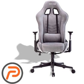 تصویر صندلی گیمینگ رنزو فابریک grey 