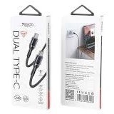 تصویر کابل شارژ تایپ سی به تایپ سی cable yesido