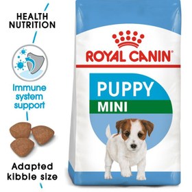 تصویر غذای خشک توله سگ رویال کنین مدل Royal Canin Mini Puppy - پت شاپ پتی 