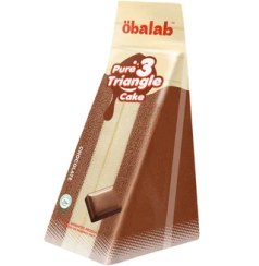 تصویر چیز کیک ژاپنی مثلثی طعم شکلاتی ۱۰۰ گرم 