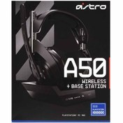 تصویر هدست آسترو Headset ASTRO A50 – مخصوص PS5/PS4/PC/Mac (کارکرده) ASTRO A50 Headset Gaming Black MAC/PC/PS5