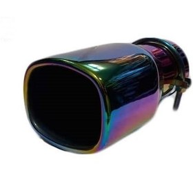 تصویر سر اگزوز ترک پژو داخل قرمز ۴ گوش هفت رنگ کد ۲۵۱ جی اس 