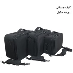 تصویر کیف میکاپ ناخن مژه وتتو مدل چمدانی سایز کوچک 