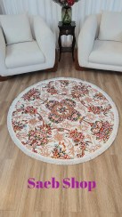 تصویر پادری گرد طرح افشان گل کد R166g 
