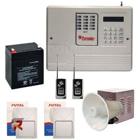 تصویر پک اقتصادی دزدگیر اماکن پایرونیکس سیم کارتی و خط ثابت مدل P-70 PYRONIX 