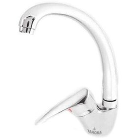 تصویر شیر آشپزخانه طهورا مدل تالیا کروم Tahora Taliya Chrome Kitchen Faucet