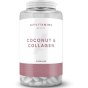 تصویر کپسول کوکونات کلاژن مراقبت از پوست،مو و ناخن مای ویتامینز 180 عددی Coconut Collagen My Vitamins