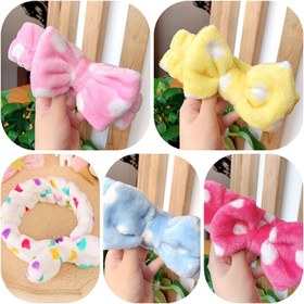 تصویر هدبند حوله ای 