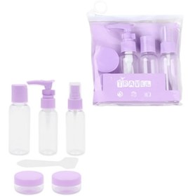 تصویر پک آرایشی بهداشتی 5+2 تکه برند Travel Travel Bottle Set Portable Travel Bottle