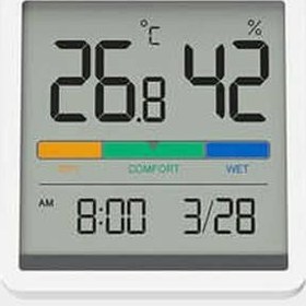 تصویر دماسنج و ساعت شيائومي مدل MIIIW Temperature & Humidity Clock NK5253 ا MIIIW Temperature & Humidity Clock NK5253 MIIIW Temperature & Humidity Clock NK5253