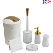 تصویر ست سرویس بهداشتی لیمون مدل رویال دو جداره کد ۱۷۷۶ 