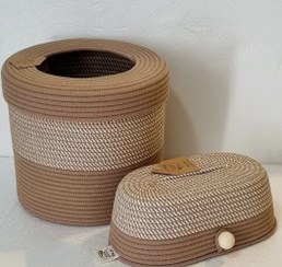 تصویر باکس سطل زباله و جا دستمال کاغذی قیطانp4 Box p4