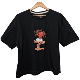 تصویر تیشرت کراپ دخترانه مشکی شخصیت استرس در انیمیشن Inside Out 