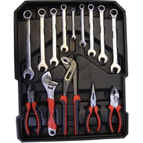 تصویر جعبه بکس چمدانی ۱۸۷ پارچه Tool set