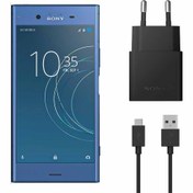 تصویر شارژر اورجینال فست سونی Xperia XZ1 Compact ا Original Sony Xperia XZ1 Compact Charger And Cable Original Sony Xperia XZ1 Compact Charger And Cable